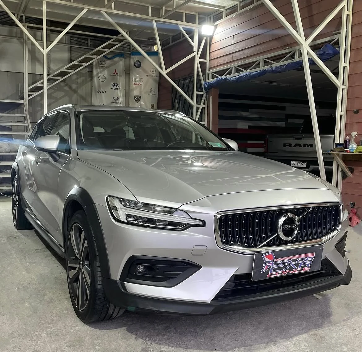 Resultado final del trabajo realizado a un Volvo V60